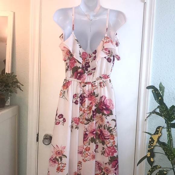 NWT by&by Floral High-Low Dress Size M - Picture 8 of 17